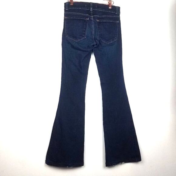 J Brand | Dark Denim Bottom Flare Jeans 27 - Picture 2 of 6